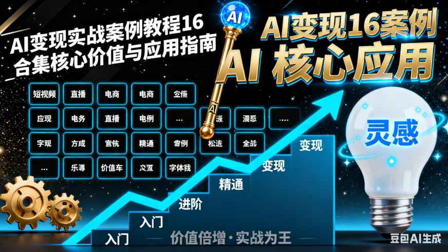 AI变现实战案例教程16合集核心价值与应用指南