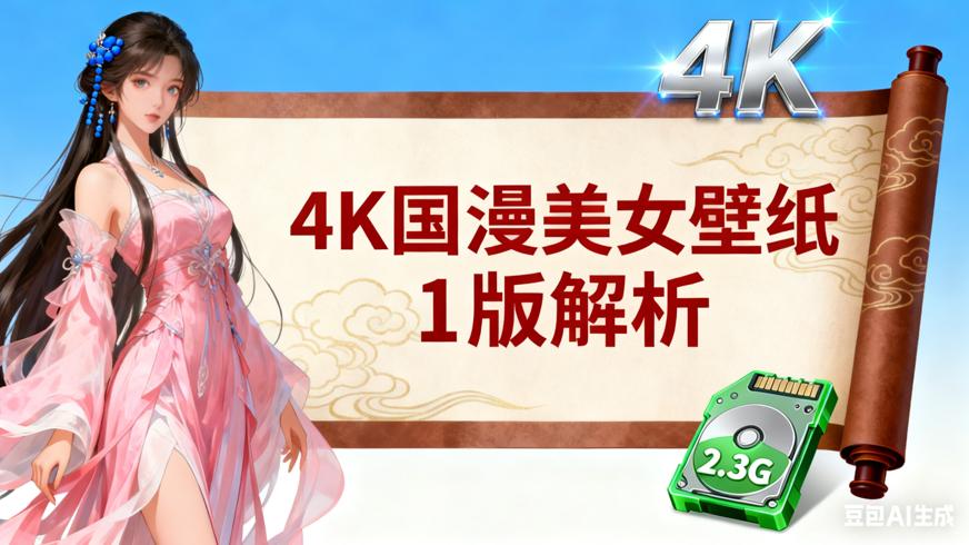 4K国漫美女壁纸合集2.3GJPG1版资源解析