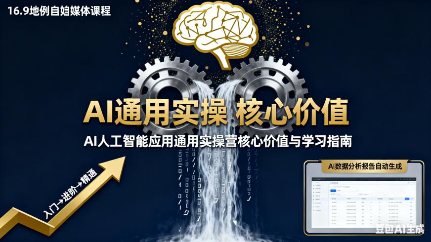 AI人工智能应用通用实操营核心价值与学习指南