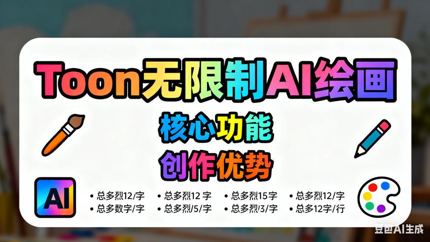 Toon无限制AI绘画软件核心功能与创作优势解析