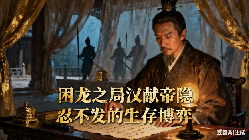 困龙之局汉献帝隐忍不发的生存博弈