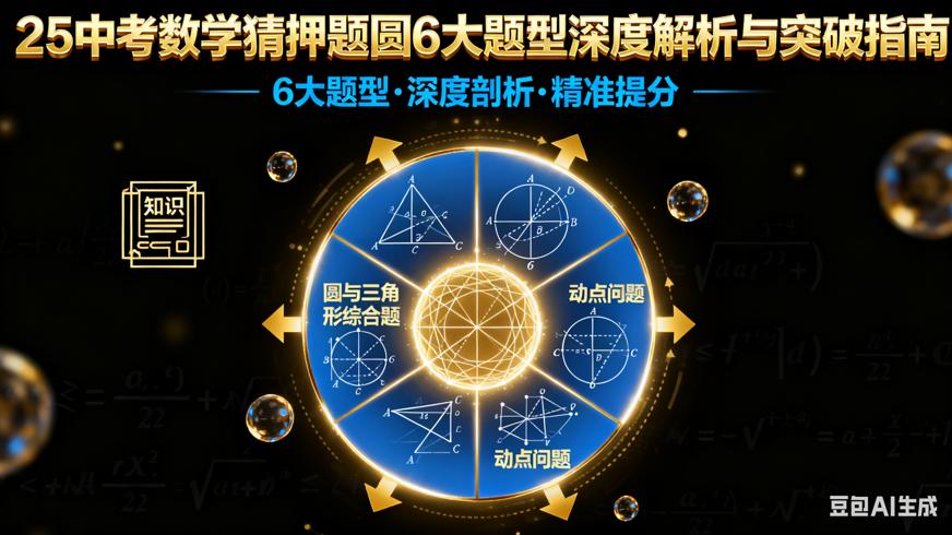 25中考数学猜押题圆6大题型深度解析与突破指南