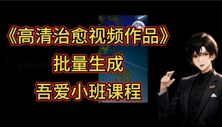 《高清治愈视频作品》批量生成