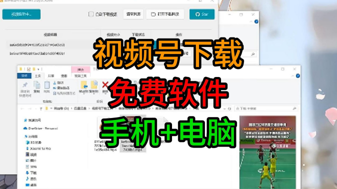 【181】视频号下载软件支持手机与电脑[吾爱神器]