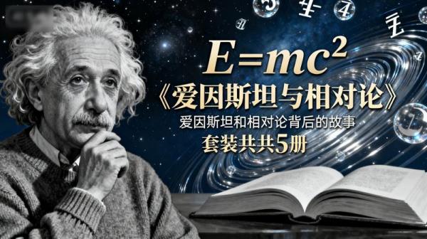 《爱因斯坦与相对论》套装共5册爱因斯坦和相对论背后的故事