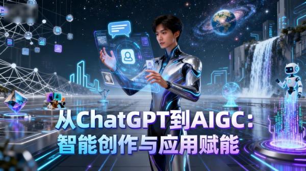 《从ChatGPT到AIGC：智能创作与应用赋能》多方位展现智能生态