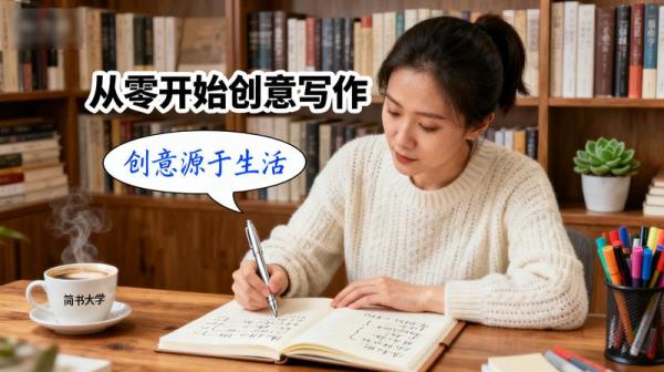 《从零开始创意写作》（简书大学写作课人气导师，普通...