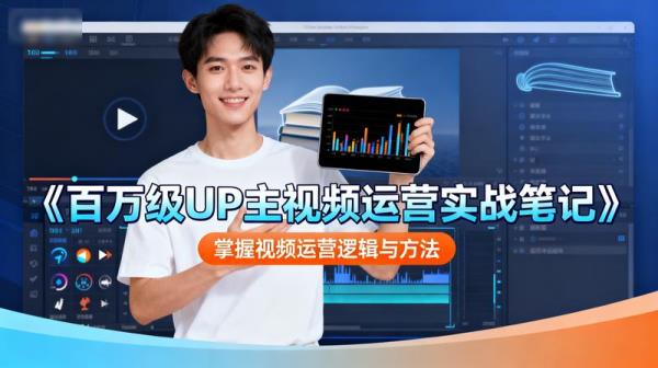 《百万级UP主视频运营实战笔记》掌握视频运营逻辑与方法