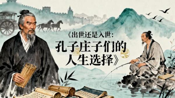 《出世还是入世：孔子庄子们的人生选择》体悟中国先哲...