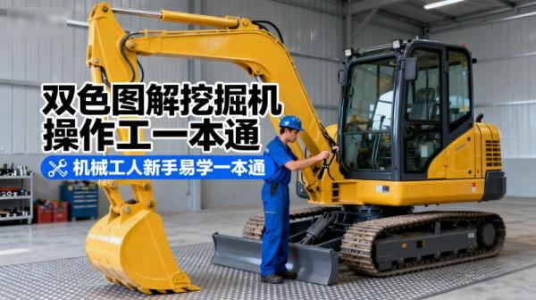 《双色图解挖掘机操作工一本通》机械工人新手易学一本通