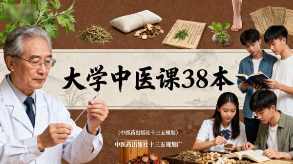 《大学中医课38本》中医药出版社十三五规划