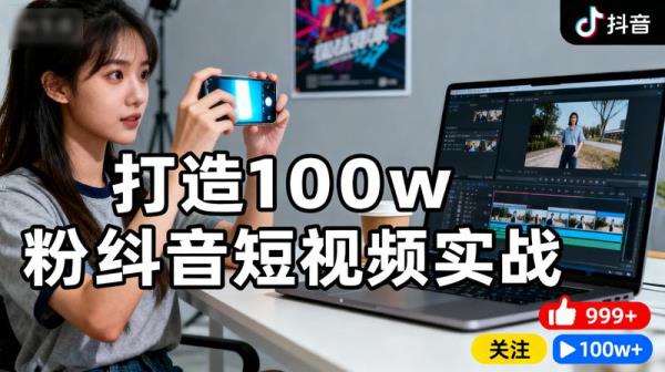 打造100w粉丝抖音短视频实战」