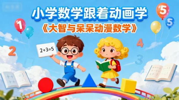 小学数学跟着动画学 《大智与呆呆动漫数学》