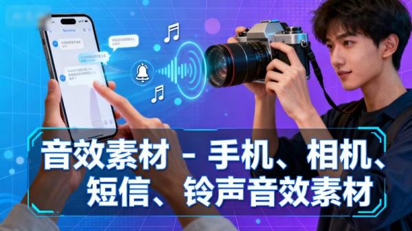 音效素材-手机、相机、短信、铃声音效素材