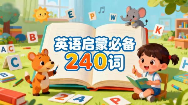 英语启蒙必备240词