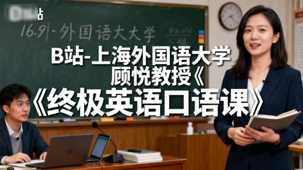 B站-上海外国语大学顾悦教授《终极英语口语课》
