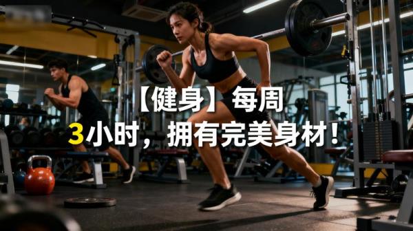 【健身】每周 3 小时，拥有完美身材！