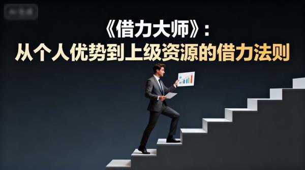 《借力大师》：从个人优势到上级资源的借力法则