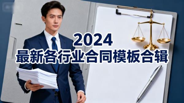 2024 最新各行业合同模板合辑