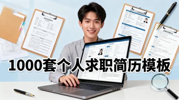 1000套个人求职简历模板