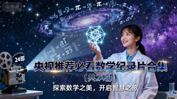 央视推荐必看数学纪录片合集（共 24 部）