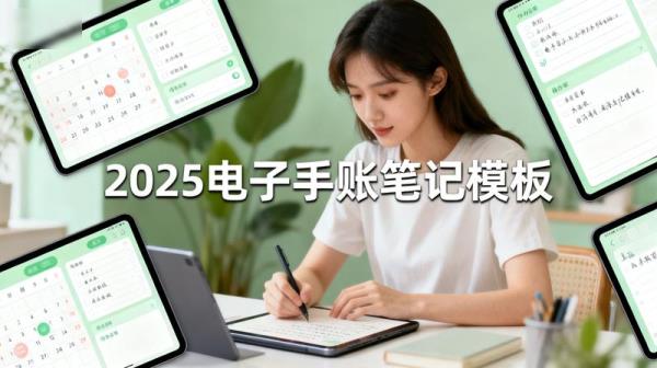 2025 电子手账笔记模板