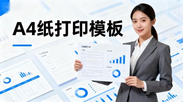 《A4 纸打印模板》