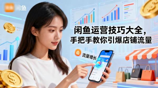 闲鱼运营技巧大全，手把手教你引爆店铺流量