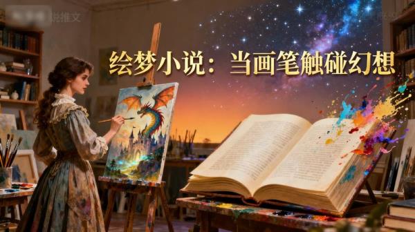 小说推文素材-绘画艺术视频素材