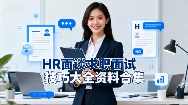 HR面谈求职面试技巧大全资料合集