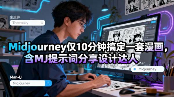 Midjourney 仅 10 分钟搞定一套漫画，含 MJ 提示词分享 设计达人