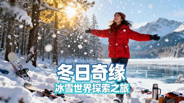 视频素材-雪景视频素材