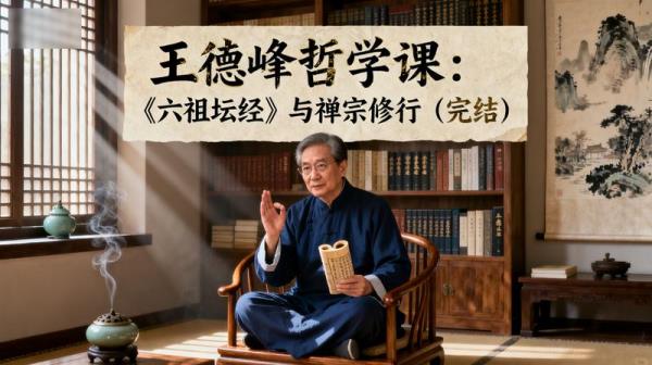 王德峰哲学课：《六祖坛经》与禅宗修行（完结）