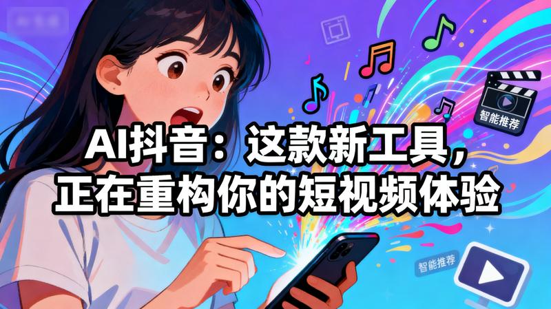 AI抖音：这款新工具，正在重构你的短视频体验