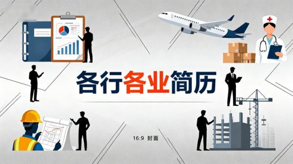 各种模板 -《各行各业简历》（行政财经、航空物流、护士、建筑土木）【41.7MB】