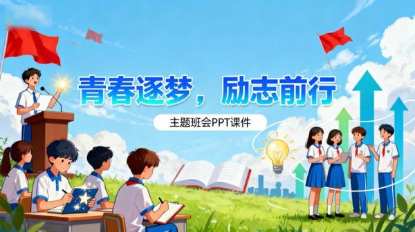 青春励志主题班会 PPT 课件【923MB】