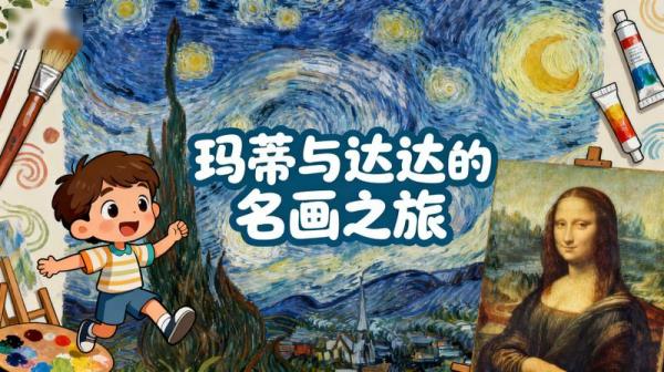 儿童艺术启蒙动画《玛蒂与达达的名画之旅》中文版