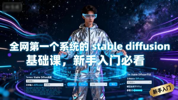 全网第一个系统的 stable diffusion 基础课，新手入门必看