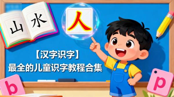 【汉字识字】最全的儿童识字教程合集