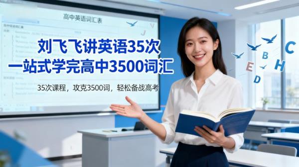 刘飞飞讲英语35次一站式学完高中3500词汇
