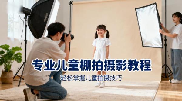 专业儿童棚拍摄影教程