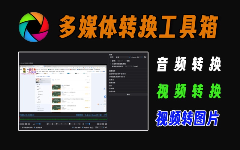ShutterEncoder(多媒体转换工具)v18.9中文绿色版，功能超多