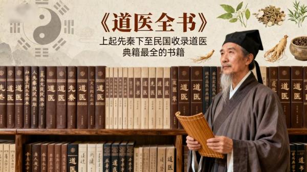 《道医全书》上起先秦下至民国收录道医典籍最全的书籍