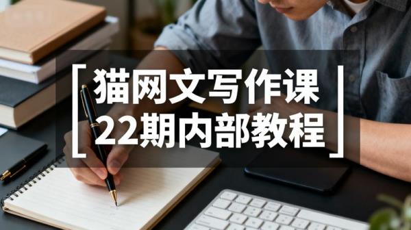 猫网文写作课｜22期内部教程