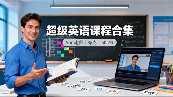 Sam老师《超级英语课程合集》（夸克，50.7G）