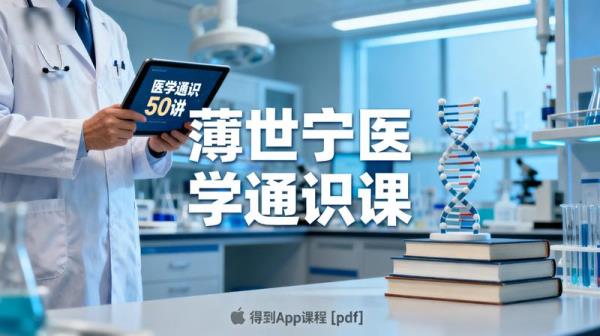 《薄世宁医学通识课》得到App课程医学通识50讲主理人[pdf]