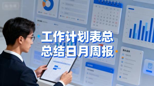 工作计划表总结日月周报