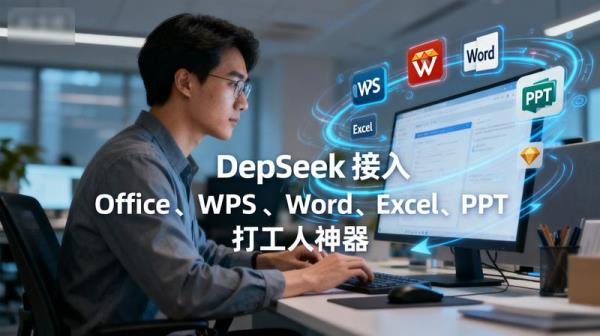 《DeepSeek 接入 Office、WPS、Word、Excel、PPT》打工人神器