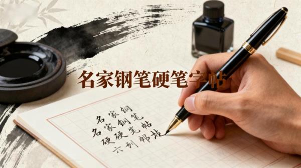 名家钢笔硬笔字帖