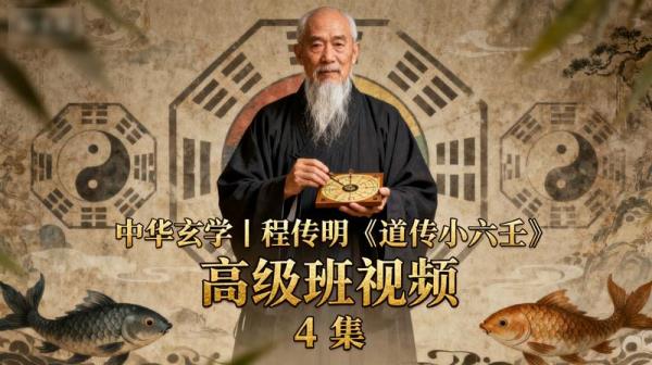 中华玄学｜程传明《道传小六壬》高级班视频 4 集